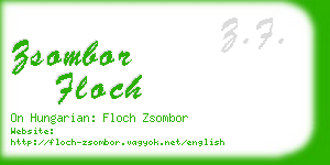 zsombor floch business card